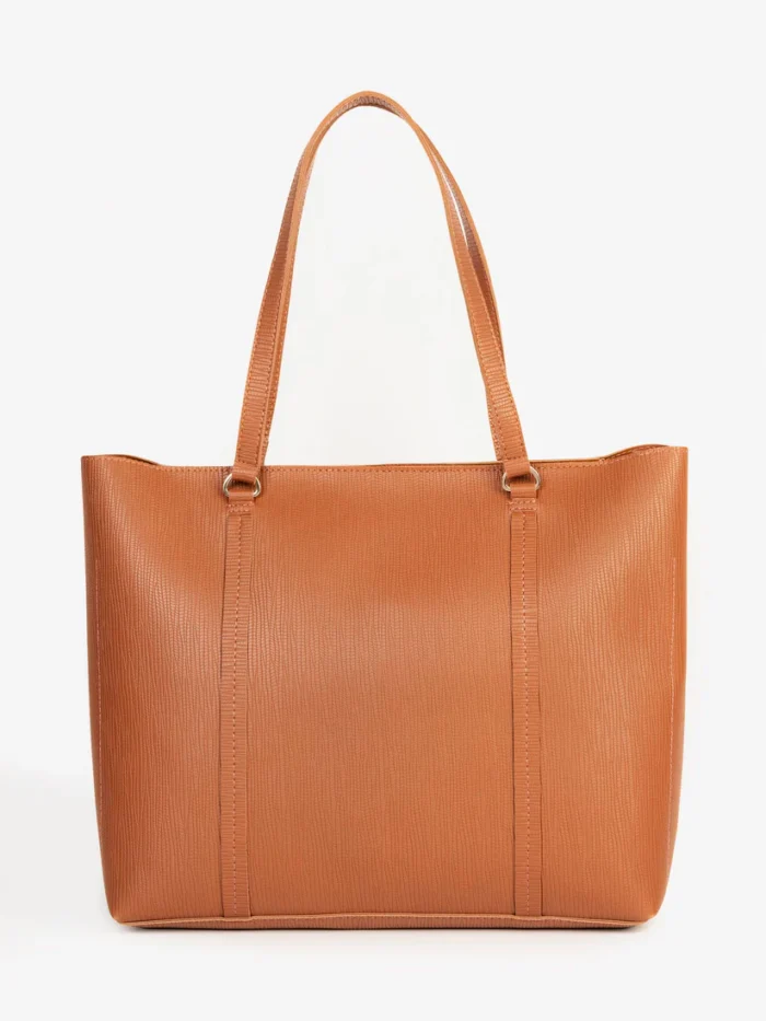 Textured Tote Bag - Image 1